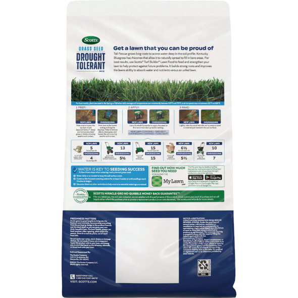 Scotts 10 Lb. Drought Tolerant Grass Seed Mix 18444 768503