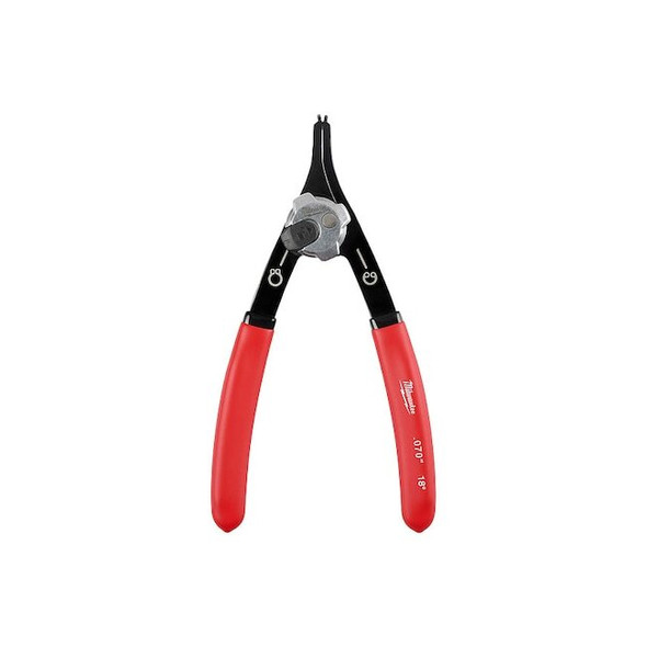 Milwaukee Tool Retaining Ring Plier,0.07" Tip Diameter 48-22-6536