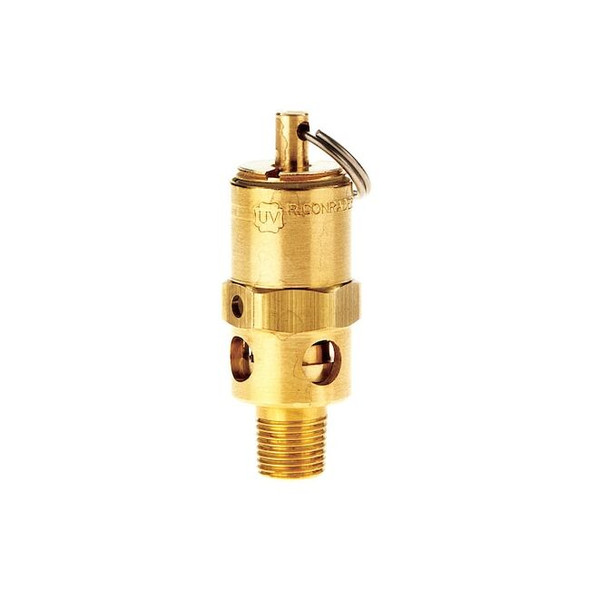 Conrader Safety Valve,Brass Ball SRH250-1/8-CE-175