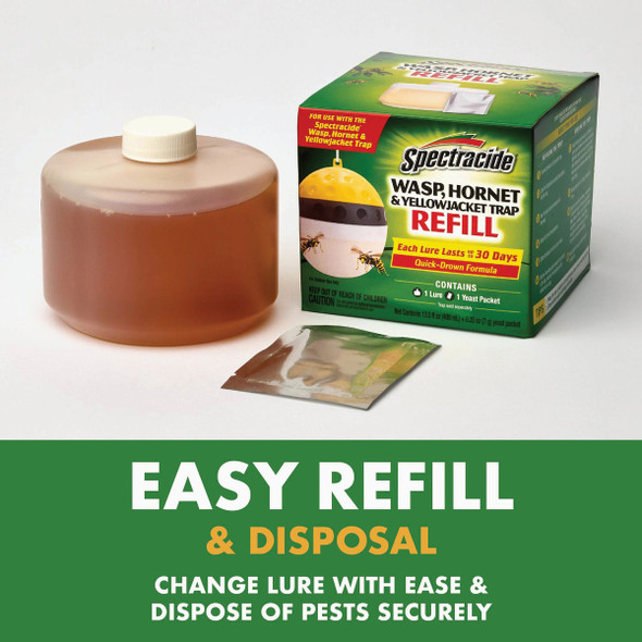 Spectracide Wasp, Hornet, & Yellow Jacket Trap Refill HG-97407 752194