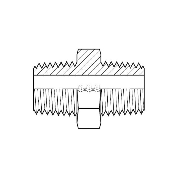 Adaptall Hose Adapter,1/2",BSPT,3/8",BSPT 9010-0806