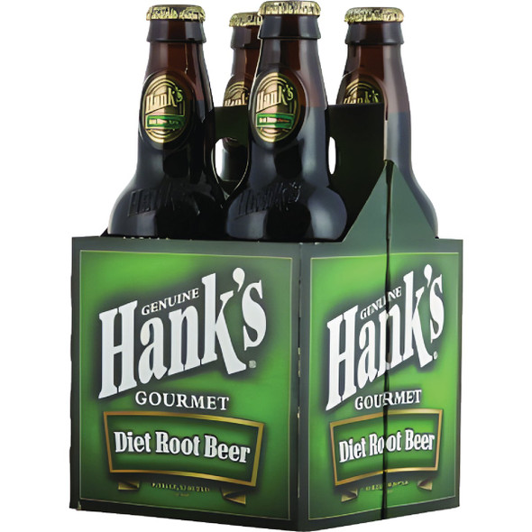 Hank's 12 Oz. Premium Diet Root Beer (4-Pack) 142 Pack of 6 612264