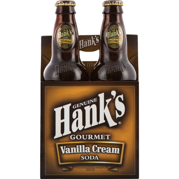 Hank's 12 Oz. Premium Vanilla Cream Soda (4-Pack)