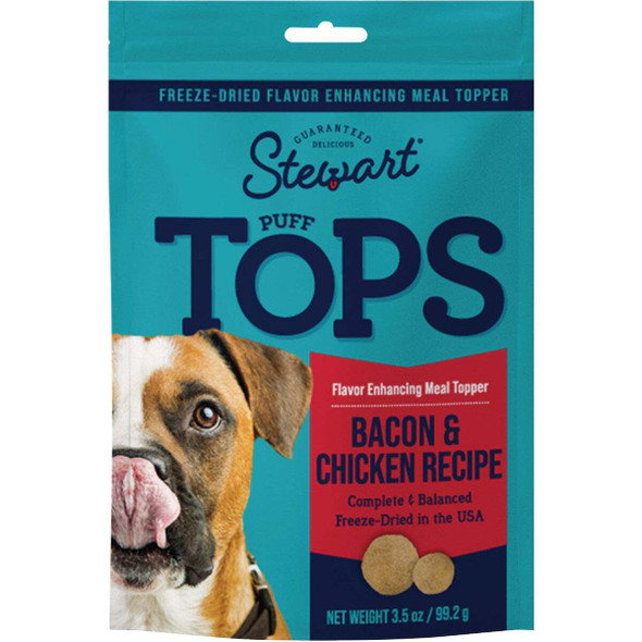 Stewart's PuffTops 3.5 Oz. Bacon, Cheese, & Apple Dog Treat 405312