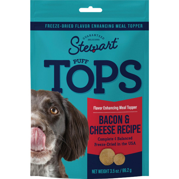 Stewart's PuffTops 3.5 Oz. Bacon & Cheese Dog Treat 401714