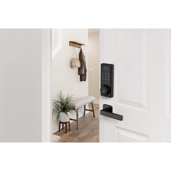 Philips Smart Lock Electronic Deadbolt, Matte Black DDL210X-1H - MB 226747