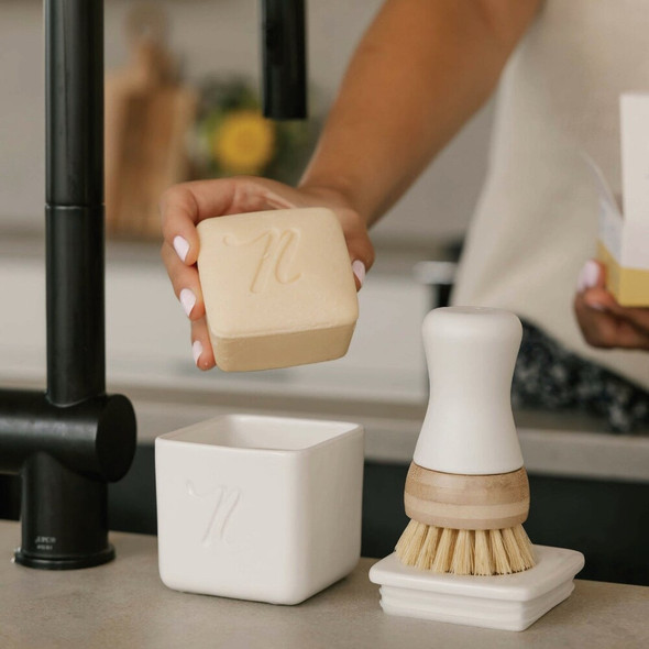 Nellie's Dish Butter Solid Dish Soap NADB-CL-W 638972