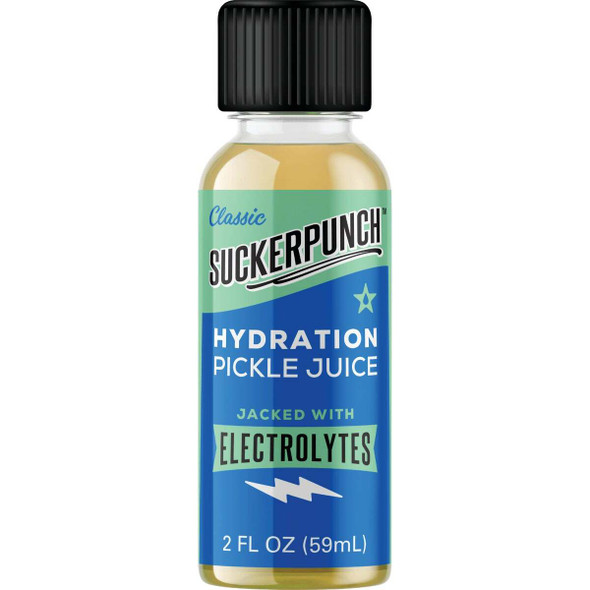Sucker Punch 2 Oz. Hydrating Pickle Juice Beverage Shot, Dill Pickle Pack of 12