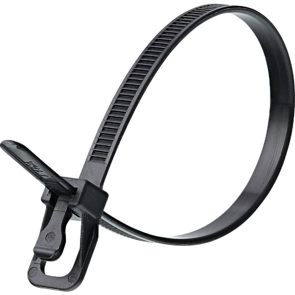 RETYZ WorkTie 24 In. Black Releasable Tie (20-Pack) WKT-S24BK-HA