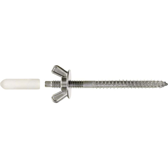 Simpson Strong-Tie 1/4 In. x 3-7/16 In. Storm Panel Screw (25-Count) SPS25344-KT