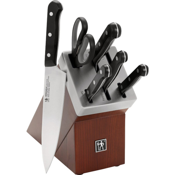 J. A. Henckels International Solution 7-Piece Knife Hardwood Block Set 1025362