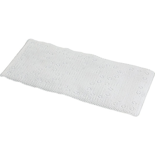 ConTact 17 In. x 36 In. White Bath Mat with Grip BMAT-C4N06-04 647583