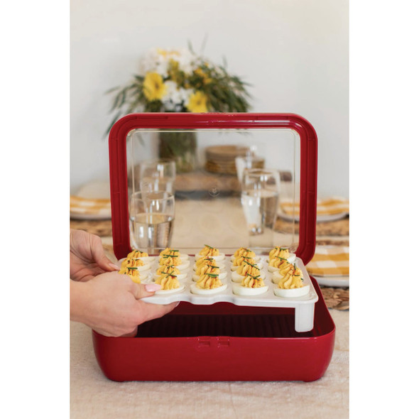 Fancy Panz White Deviled Egg Trayz Insert FPDE01 635556