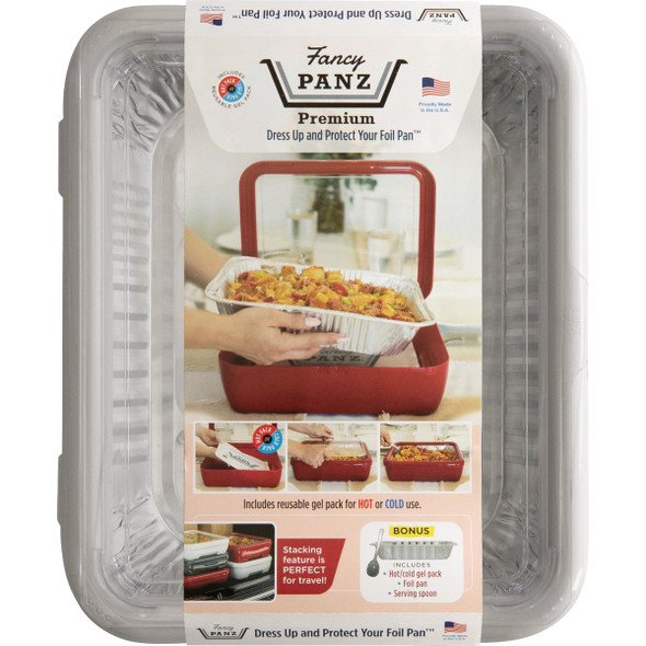 Fancy Panz Premium Marble Baking Carrier with Hot/Cold Gel Pack FPHC14