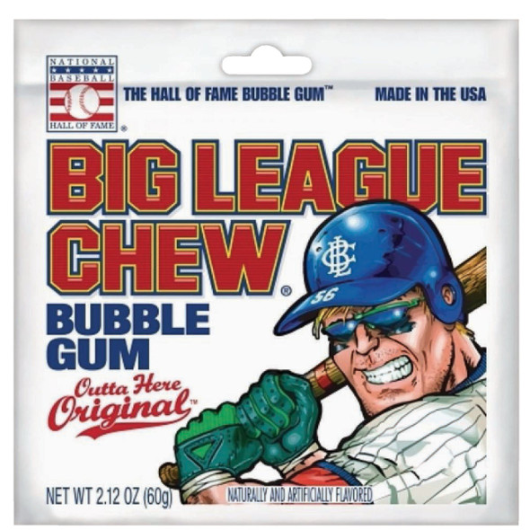 Big League Chew 2.12 Oz. Original Bubble Gum 533247 Pack of 12