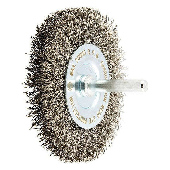 Manufacturer Varies Wire Wheel Brush,0.0118" dia. Wire 66254442991