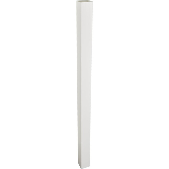 4 In. x 4 In. x 72 In. White Blank Vinyl Post 165252 728447