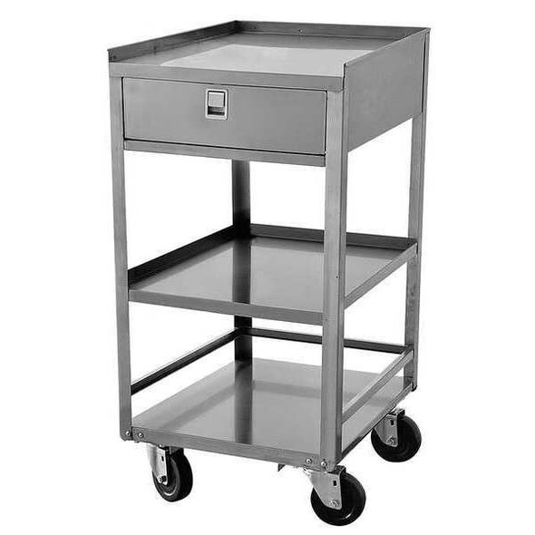 Manufacturer Varies Mobile Wrkstion,SS,16-3/4"L,18-3/4"W 23AR43