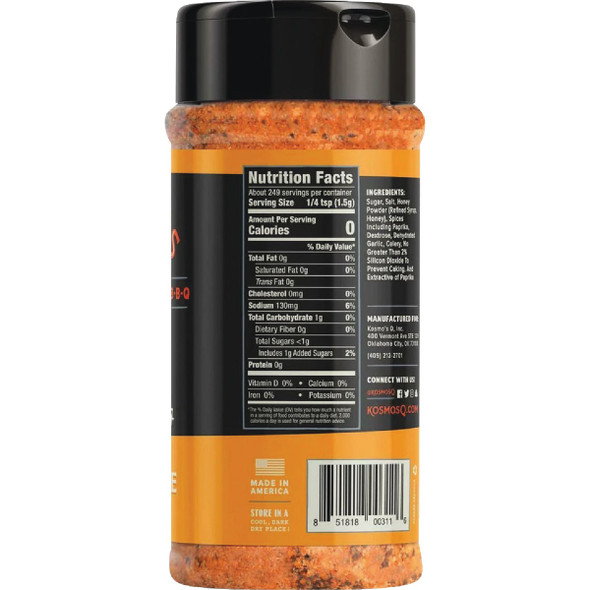 Kosmos Q 13.2 Oz. Honey Killer Bee Meat Rub Kosmos Q 13.2 Oz. Honey Killer Bee Meat Rub