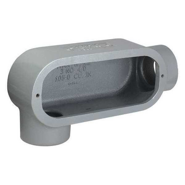 Hubbell Killark Conduit Body,8.0 cu. in. Capacity T28