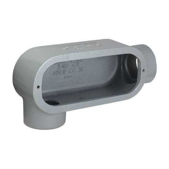 Hubbell Killark Conduit Body,8.0 cu. in. Capacity T28