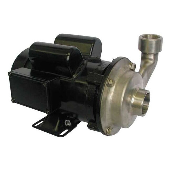 Dayton Cntrfug Pmp,316SStl,1P,1 1/4in,1hp,90gpm 5WXT4
