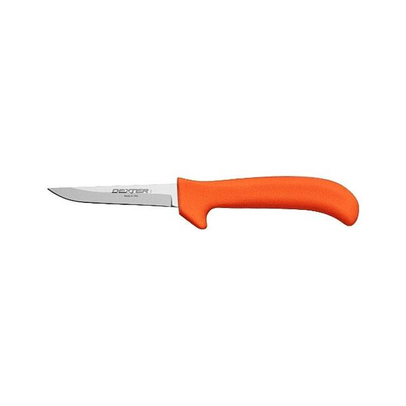 Dexter Russell Poultry Knife,Wide,3 1/4 In,Poly,Orange 11263