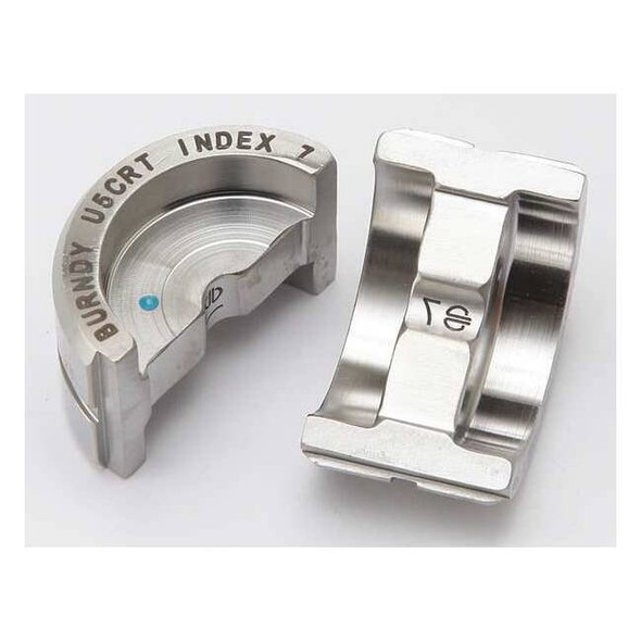 Burndy Crimping Die,U Style,12 tons,6 AWG U5CRT