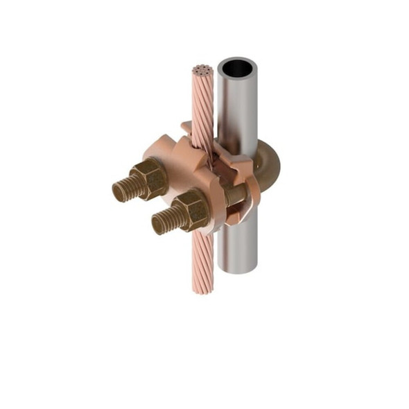 Burndy Connector,Copper,Overall L 2.88in GAR1526