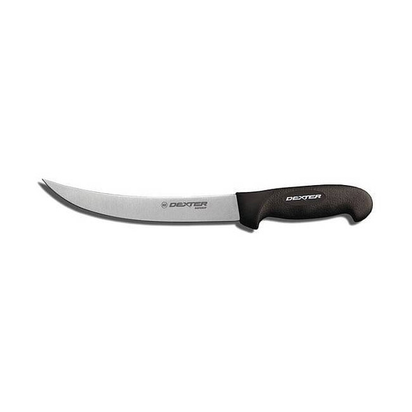 Dexter Russell Breaking Knife,8 in Blade,Black Handle 24053B