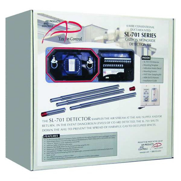 Air Products & Controls Carbon Monoxide Duct Detector Kit SL-701 KIT