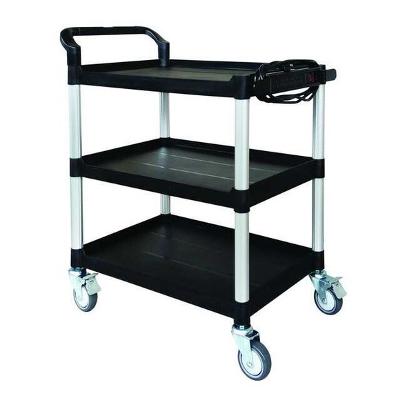 Manufacturer Varies Cart,37-3/16 in. Hx32-5/8 in. W,Black 45NP01