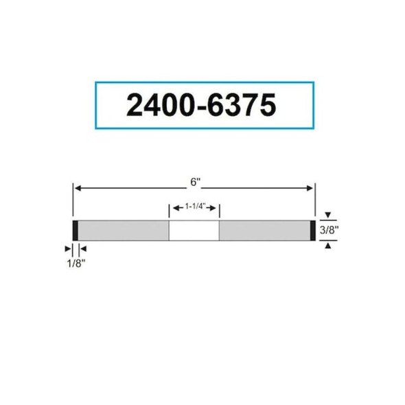 Hhip 6 X 3-8 X 1-1-4" D1A1 Diamond Wheel 2400-6375