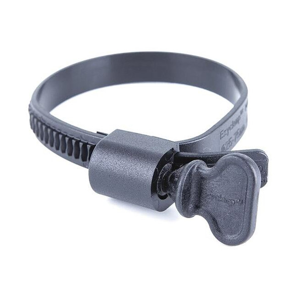 Worm Gear Hose Clamp, Plastic, Hex, PK10