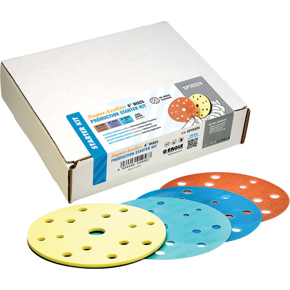 6" Super Assilex 15 Holes Disc Kit - Production SP19324