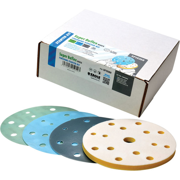 6" Super Buflex 15 Holes Discs Kit SP19360