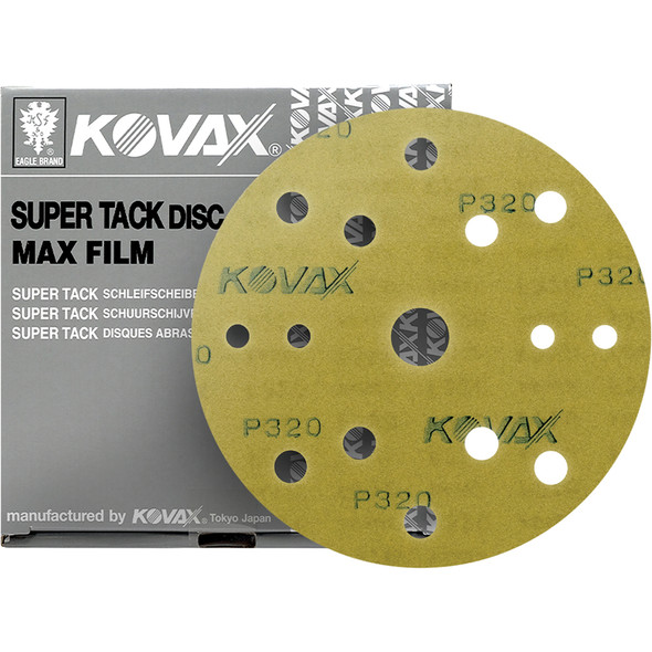 6” MaxFilm S-Tack (Hook & Loop) Dustless Discs 15/H-P320 523-0320