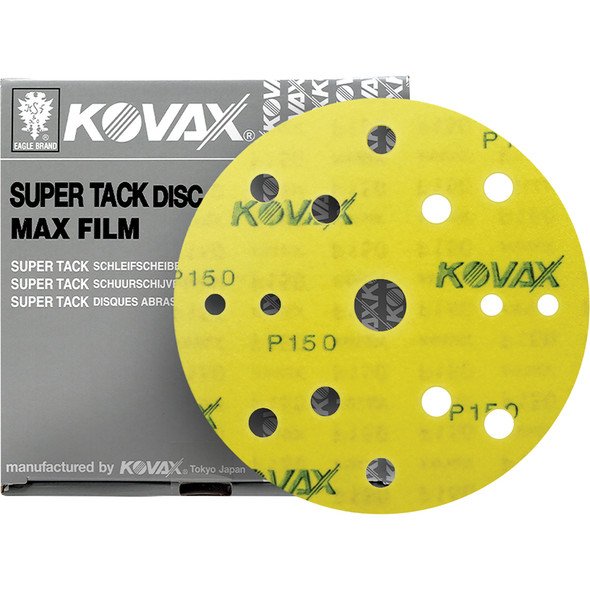 6” MaxFilm S-Tack (Hook & Loop) Dustless Discs 15/H-P150 523-0150