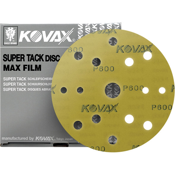 6” MaxFilm S-Tack (Hook & Loop) Dustless Discs 15/H-P600 523-0600