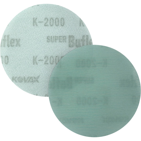 3” DRY Super Buflex Discs - Grn-K-2000 730-1513