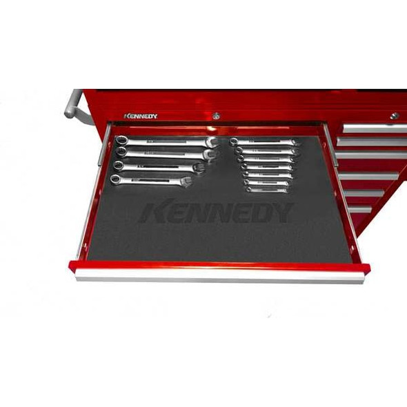 Kennedy Single Drawer Liner,Black,Polyester 84044