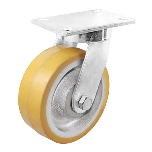 Manufacturer Varies Plate Caster,Swivel,Polyurethane,7 1/2"H P27S-UY060K-16