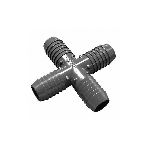 Manufacturer Varies PVC Cross, Insert, 3/4 in Pipe Size 1420007