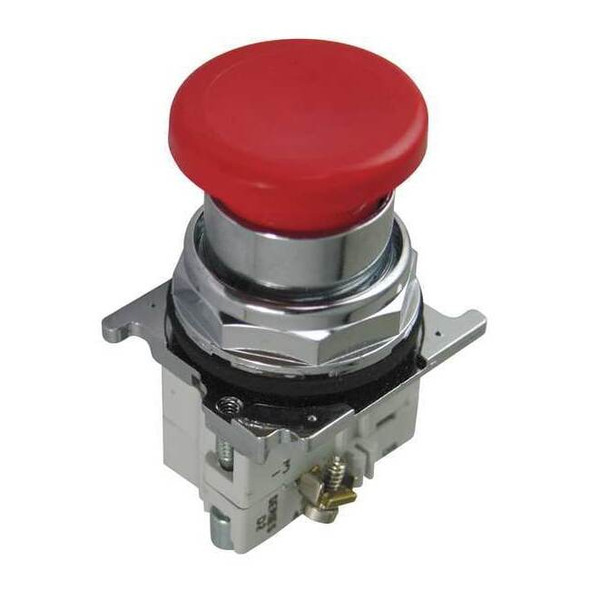 Eaton MushroomHeadPushButton,NonIllum,Red,1NC 10250T26R
