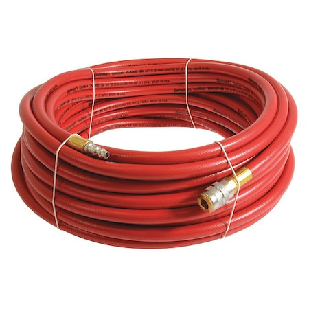 1/2" x 25 ft PVC Coupled Multipurpose Air Hose 300 psi RD