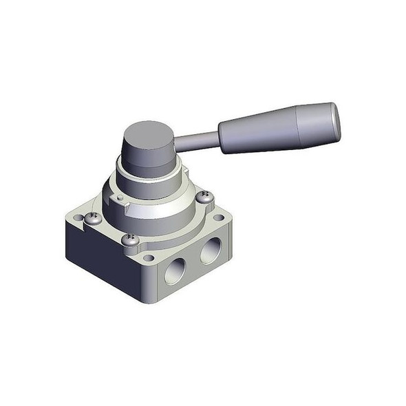 Smc Hand Valve, VH, Two-Position, 90 mm VH202-N02