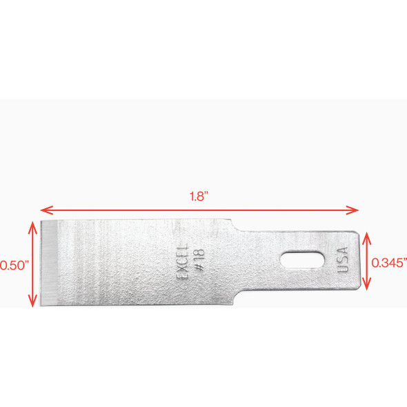 Excel Blades No. 18 Large Chisel Blades (5-Pack) 20018 352976