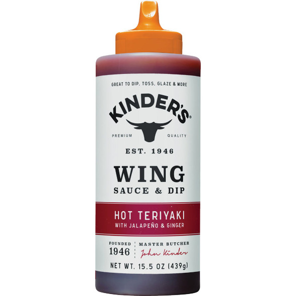 Kinder's 15.5 Oz. Hot Teriyaki Wing Sauce & Dip 70064