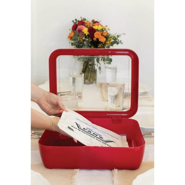 Fancy Panz Premium Red Baking Carrier with Hot-Cold Gel Pack FPHC02 623220
