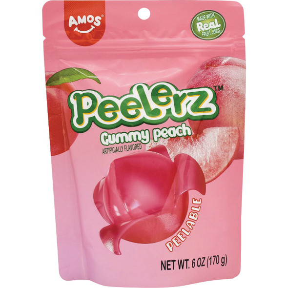 Peelerz 6 Oz. Peach Gummy AAA80753 Pack of 12